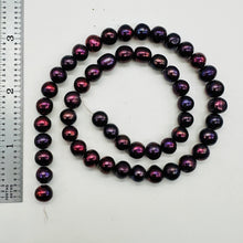 Load image into Gallery viewer, Fresh Water Pearls 16" Strand Near Round Pearls | 8x7mm|Golden Purple| 1 Strand|