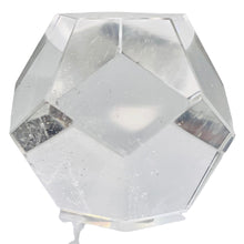 Load image into Gallery viewer, Rock Crystal 80g Dodecahedron | 36mm | Clear | 1 Figurine |