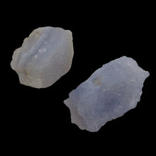 Load image into Gallery viewer, Blue Chalcedony 15g Druzy Nugget Beads| 28x19x17 to 28x15x15mm | Blue | 2 Beads|