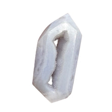 Load image into Gallery viewer, Chalcedony Druzy 32ct Designer Cut Pendant Bead| 34x16x7 | Blue|1 Pendant Bead |