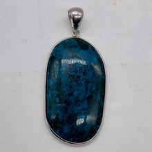 Load image into Gallery viewer, Chrysocolla Sterling Silver Oval Pendant| 2 1/8" Long | Blue, Green | 1 Pendant|