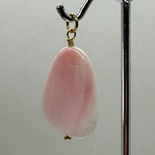 Load image into Gallery viewer, Conch Shell Pear Shaped 14K Yellow Gold Filled Pendant| 1 1/4" Long| Pink White|