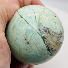 Load image into Gallery viewer, Lemon Chrysoprase Crystal 372g Sphere | 2 7/16" | Yellow | 1 Collector's Item |