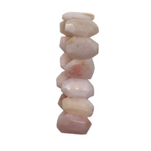 Load image into Gallery viewer, Pink Peruvian Opal Non Stretch 6" Bracelet | 200cts | 25x17x5 - 20x14x5mm |