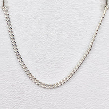 Load image into Gallery viewer, Fine Curb Sterling Silver Italian Made Chain Necklace | 20" | 1mm |