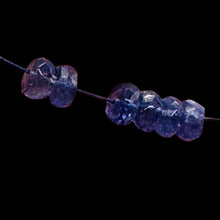 Load image into Gallery viewer, Tanzanite (approx 3.5cts) Rondelle Bead Parcel | 5x3mm | Blue | 5 Beads |