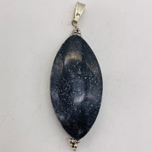 Load image into Gallery viewer, Mookaite Nightime Sterling Silver Marquise Pendant| 2 1/4" Long| Purplish Gray|