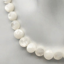 Load image into Gallery viewer, Mississippi White Ebony Shell 7 Coin 8x4mm Beads
