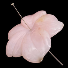 Load image into Gallery viewer, Pink Peruvian Opal Carved 34cts Flower Pendant Bead | 35x32x4mm | Pink | 1 Bead|