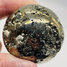Load image into Gallery viewer, Pyrite Sphere Display Item | 384g | 2 1/4" | Golden | 1 Collector's Sphere |