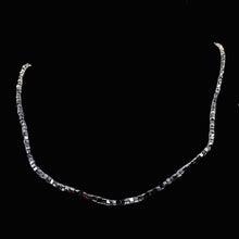 Load image into Gallery viewer, 22cts Natural Black Diamond Cube Bead Strand 108954A