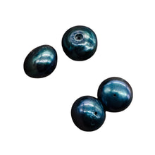Load image into Gallery viewer, 4 Radiant Cobalt Periwinkle FW Pearl (12x8.5 to 8x6.5mm) Beads 2983