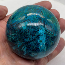 Load image into Gallery viewer, Chrysocolla Malachite Sphere 396g (14oz) | 66mm (2.6") | Green Blue| 1 Specimen|