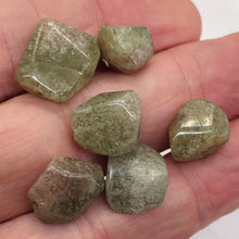 Load image into Gallery viewer, Misty Apple Green Apatite Nugget Bead Strand 109532