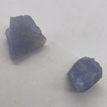 Load image into Gallery viewer, Blue Chalcedony 14g Druzy Nugget Beads | 22x22x16mm | Blue | 2 Beads |