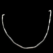 Load image into Gallery viewer, Italian Silver Waterfall Chain 24" Necklace 10025D