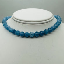 Load image into Gallery viewer, Aquamarine AAA 8mm Round Bead Strand | 16" Long | Blue | 50 Beads |