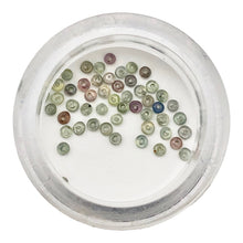 Load image into Gallery viewer, 6 Untreated Blue/Grey/Purple/Green Sapphire 2x1mm Roundel Beads 7704