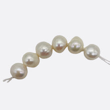 Load image into Gallery viewer, Round Fresh Water Wedding Pearls 16" Strand | 7mm | Glowing White | 56 Pearls |