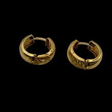 Load image into Gallery viewer, 14K Yellow Gold Ear Circle Huggers | 16mm Diameter | Gold | 1 pair Earrings |