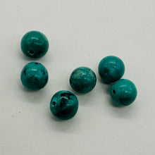 Load image into Gallery viewer, Turquoise Beads Round Half Strand | 8mm | Blue | 1 Half Strand |