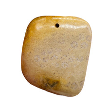 Load image into Gallery viewer, Coral Fossilized with Tiny Critters Pendant Bead | 45x38x8mm | 1 Bead |