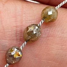 Load image into Gallery viewer, 3 Natural Red Platinum 1.80cts Diamond Beads 9314BB