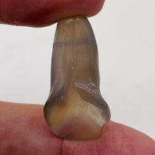 Load image into Gallery viewer, Chalcedony Carved Lily Flower Beads| 33x16x10 to 26x13x8mm | Lignt Lavender | 4|