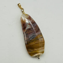 Load image into Gallery viewer, Ocean Jasper 14K Gold Filled Pendant | 2 1/2" Long | Pink, Orange, Gray |