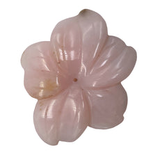 Load image into Gallery viewer, Pink Peruvian Opal Carved 34cts Flower Pendant Bead | 35x32x4mm | Pink | 1 Bead|
