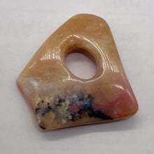 Load image into Gallery viewer, Designer Pink Peruvian Opal Pendant Bead | 30cts | 29X27X5mm | 1 Bead |