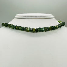 Load image into Gallery viewer, Tsavorite Garnet 6x2mm Faceted Rondelle Bead Strand | 1" Long | Green| 80 Beads|