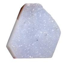 Load image into Gallery viewer, Chalcedony Druzy 68ct Designer Cut Pendant Bead| 32x24x11mm|Blue |1 Pendant Bead