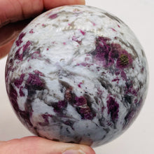 Load image into Gallery viewer, Garnet Crystal 597g Sphere | 2 7/8" | Red White | 1 Collector's Item
