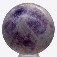 Load image into Gallery viewer, Lepidolite 209g Round Collector's Sphere | 2" | Purple White | 1 Sphere |