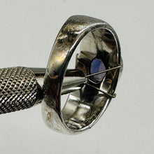 Load image into Gallery viewer, Lavender Iolite Oval Sterling Silver Ring Size 7.75 Gemstone Jewelry Making