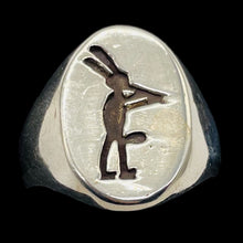 Load image into Gallery viewer, Sterling Silver Kokopelli Medicine Man Ring | Size 10 3/4 | Silver | 1 Ring |