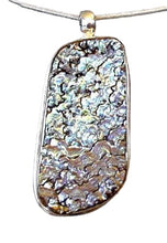 Load image into Gallery viewer, Glittering Natural Multi-Color Abalone & Sterling Silver Pendant 4193