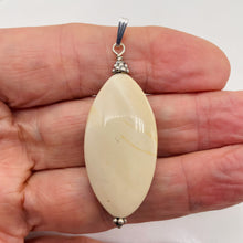 Load image into Gallery viewer, Mookaite Australian Sterling Silver Marquise Cut Pendant | White | 2 1/4" Long |