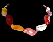 Load image into Gallery viewer, Fab Mookaite Wavy 30x15mm Marquis Bead Strand 106720