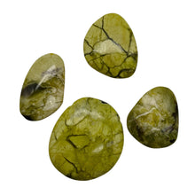 Load image into Gallery viewer, Turquoise Faustite Freeform Beads| 37x32 to 28x24mm| Chartreuse, Black| 4 Beads|