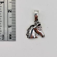 Load image into Gallery viewer, Pony Horse Sterling Silver Charm | 1/2" Long | Silver | 1 Pendant |