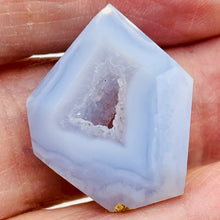 Load image into Gallery viewer, Druzy Blue Chalcedony Designer Pendant Bead | 30cts | 26x20x8mm | 1 Bead |