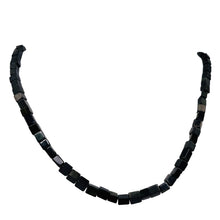 Load image into Gallery viewer, Tourmaline Chrome Translucent Strand Cube | 4x4mm | Black, Green | 100 Beads