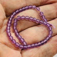 Load image into Gallery viewer, Chalcedony AAA Rare Bead Strand | 4mm | Purple | 100 Beads |