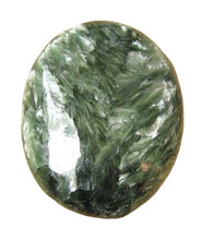 Load image into Gallery viewer, Stunning! Seraphinite 40x30mm Oval Cabochon! 6867Q
