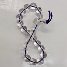 Load image into Gallery viewer, Clear Quartz 7" Strung Strand Round Beads | 8mm | Clear | 21 Beads |