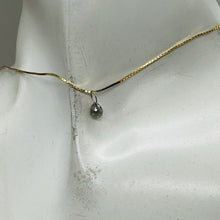 Load image into Gallery viewer, Champagne Diamond Faceted .67ct Briolette Pendant | 5x4mm| White tint| 1 Pendant