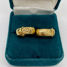 Load image into Gallery viewer, 14K Yellow Gold Ear Circle Huggers | 16mm Diameter | Gold | 1 pair Earrings |