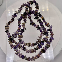 Load image into Gallery viewer, Charoite Strand Chip | 32" Long | 11x8x5 to 7x5x4mm | Purple | 200 Beads |